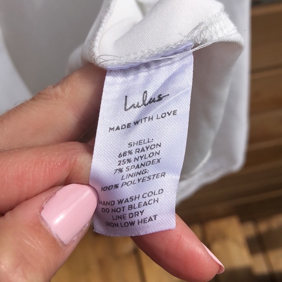 LULUS Reach Out my Hand white skater dress in size small - Picture 10 of 12